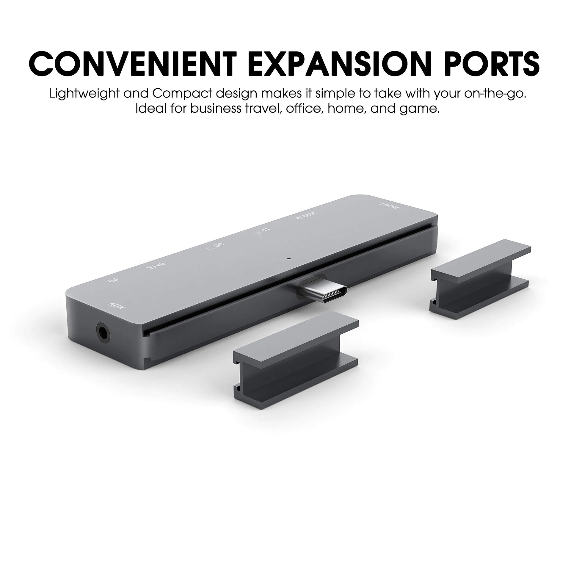 GOOJODOQ USB C концентратор 60 Вт PD Зарядка для iPad Pro MacBook Air переключатель в HDMI USB 3,0 адаптер type-C телефон с разъемом для передачи данных для наушников
