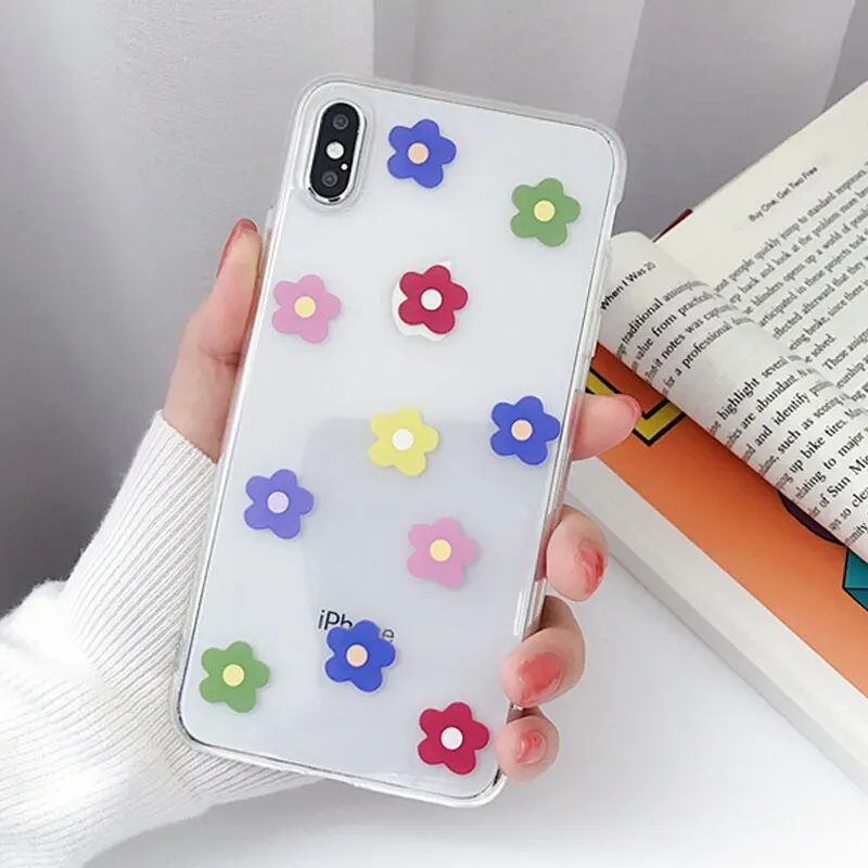 Jaomax летний Прозрачный цветочный чехол для телефона iPhone 11 XR XS Max 7 8 6s Plus 5s SE