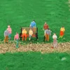 100PCS  1:100-1:200 Miniature Painted Figures Model People Diorama Street Passenger Sand Table Architecture Building Materials 5