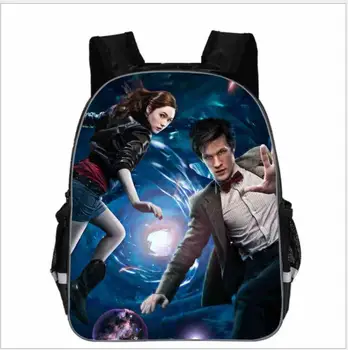 

13/16 Inch Doctor Who Public Call Police Box Backpack For Teenagers Boys Girls School Bags Quality Travel Bag Children Backpacks