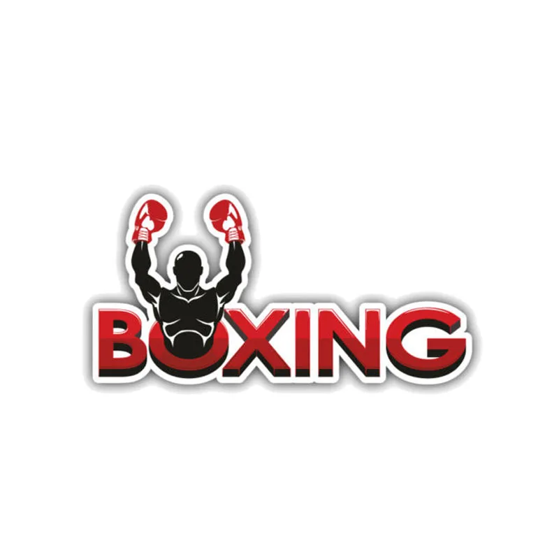 

JDM Sport Boxing Car Stickers Decals Styling Cover Scratches Decals Bumper Window Laptop Bodywork Vinyl Car Interior KK11*5cm