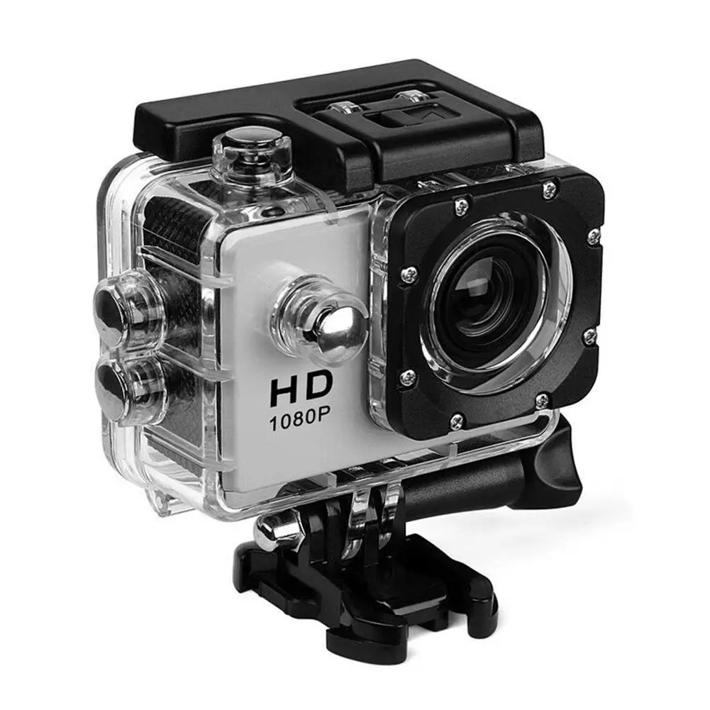 Серый Велосипедная камера для плавания и серфинга HD 2 go Full HD 480P Экшн-камера C10 pro 30M Водонепроницаемая уличная камера s мини видеокамера - Цвет: Серый