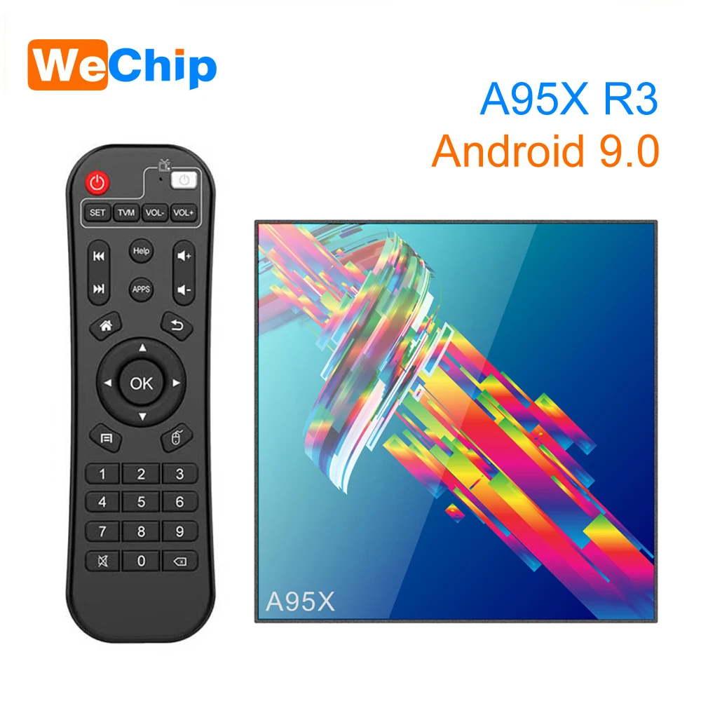 A95X R3 ТВ коробка Android 9 0 RK3318 четырехъядерный ram 4G 32G/64G 2 & 5G двойной Wi Fi Bluetooth