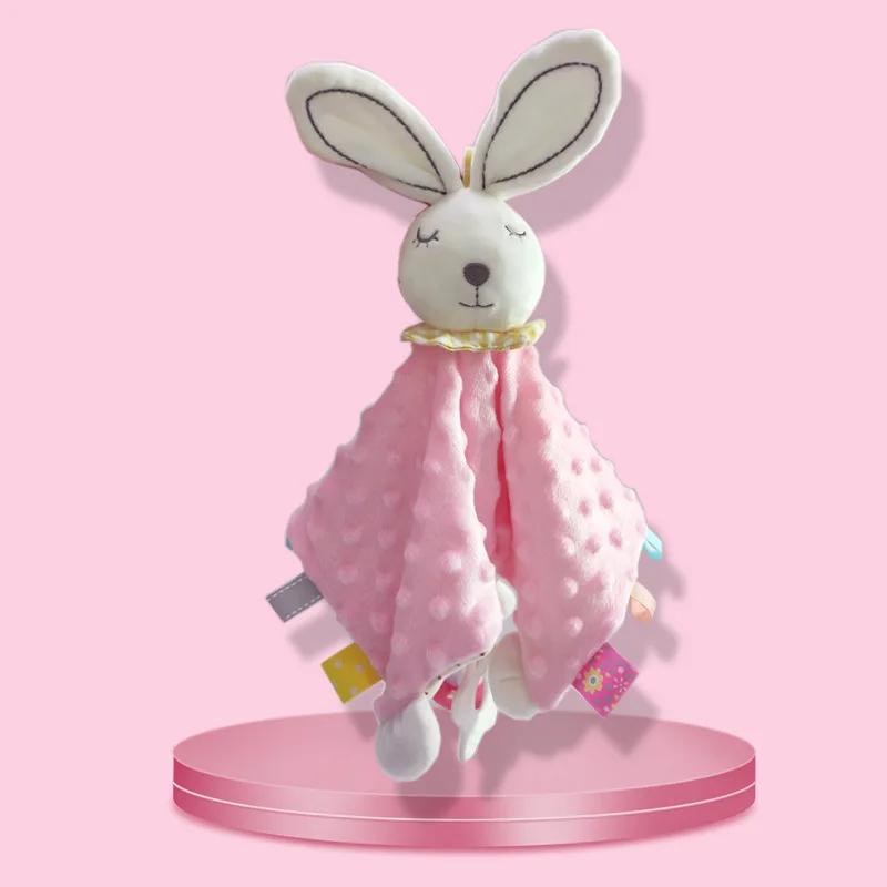 Детские игрушки-полотенце плюшевое удобное полотенце Soothe Appease полотенце s Lovely Rabbit Elephant Bear комфортное одеяло для новорожденных