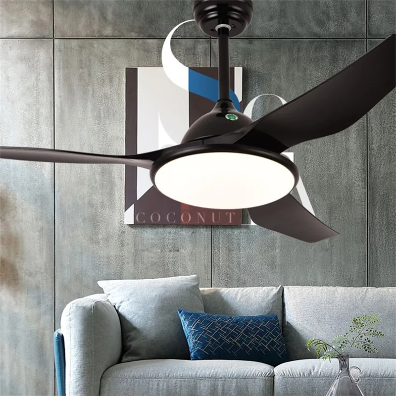 

OUFULA Ceiling Fans Light Kit With Remote Control 3 Colors Modern LED Lamp for Rooms Dining Room Bedroom Living room Restaurant