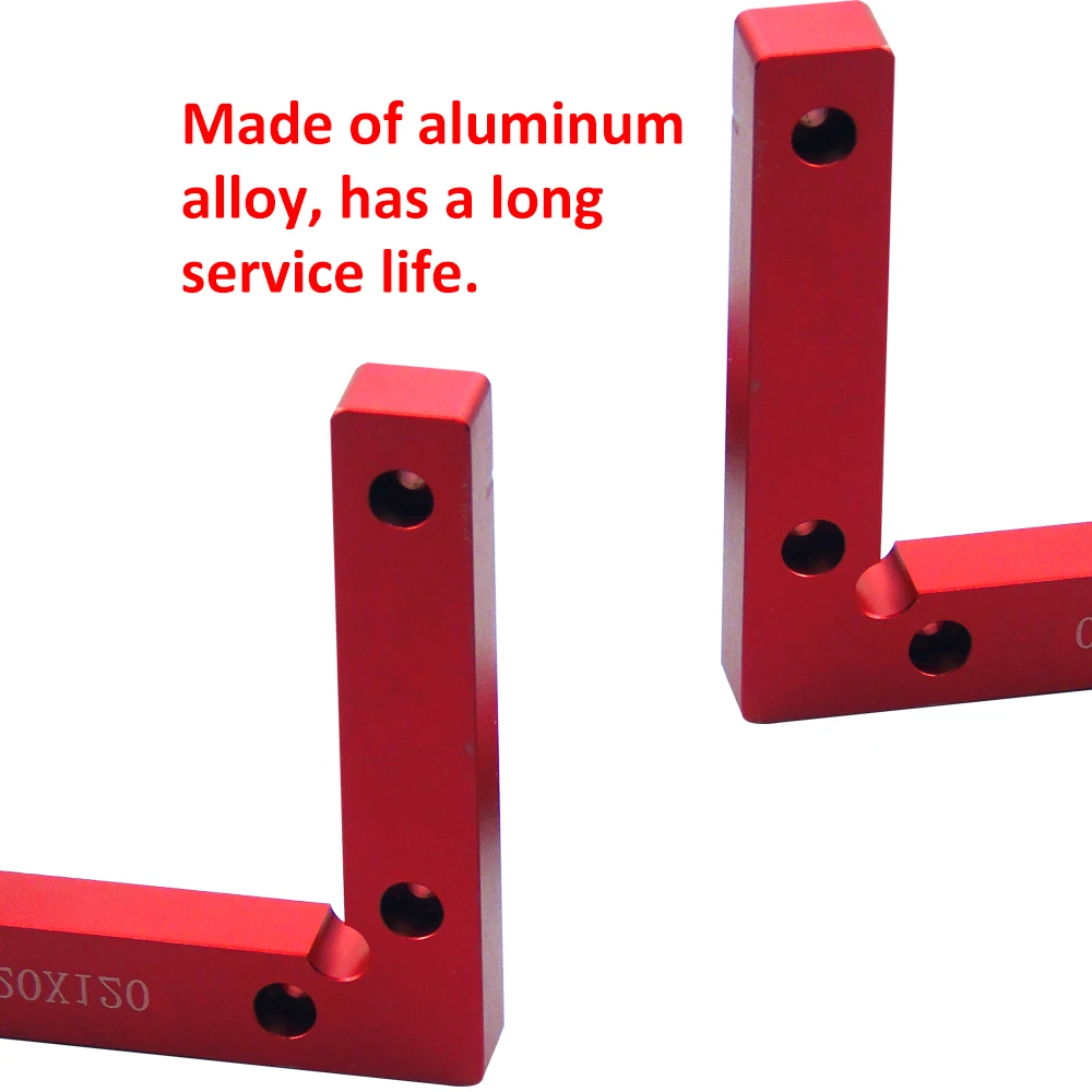 

2pcs 90 Right Angle Positioning Block Jig Aluminum Alloy for Wood Working Easy to use and install