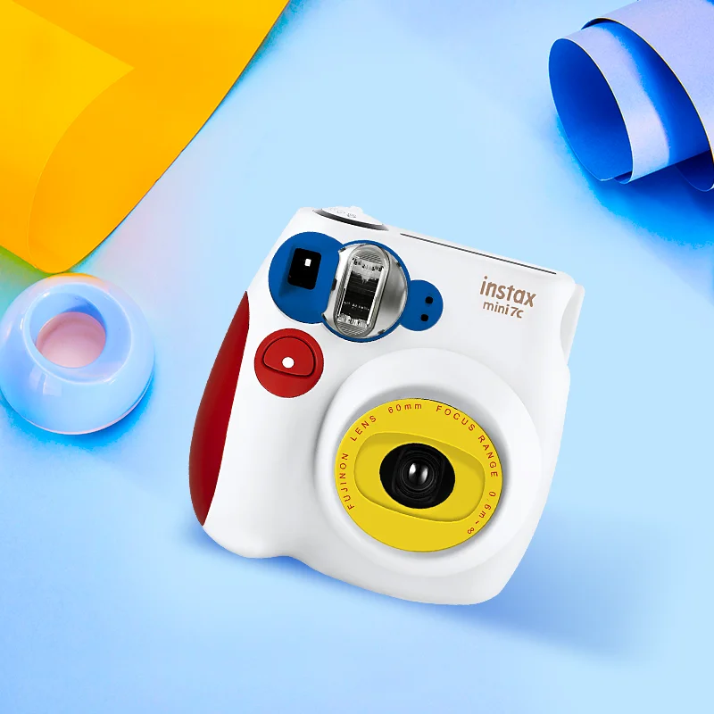 Мини камера Fujifilm/Fuji instax mini 7C/7SOne time мгновенная съемка Polaroid Mini7C подарок для