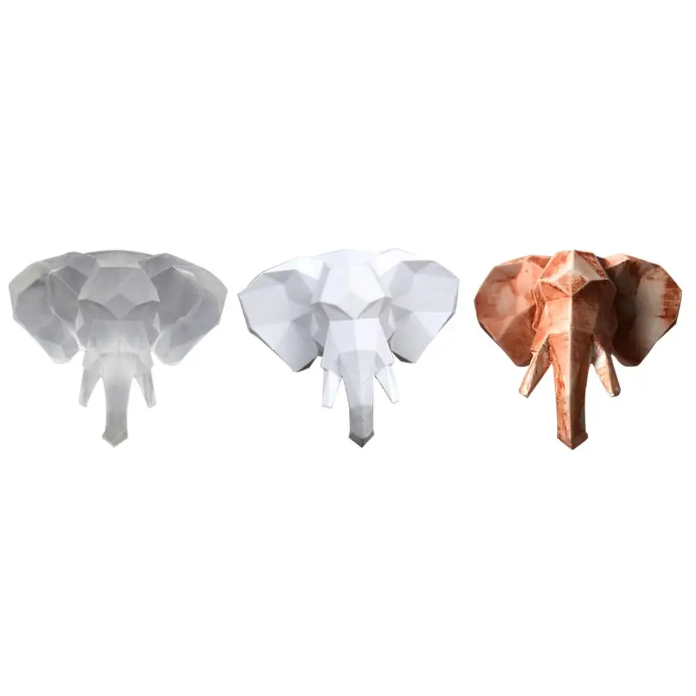 DIY выпечка Геометрический слон торт украшение помадка глина шоколад силиконовая форма Жидкая силиконовая форма помадка торт Декор
