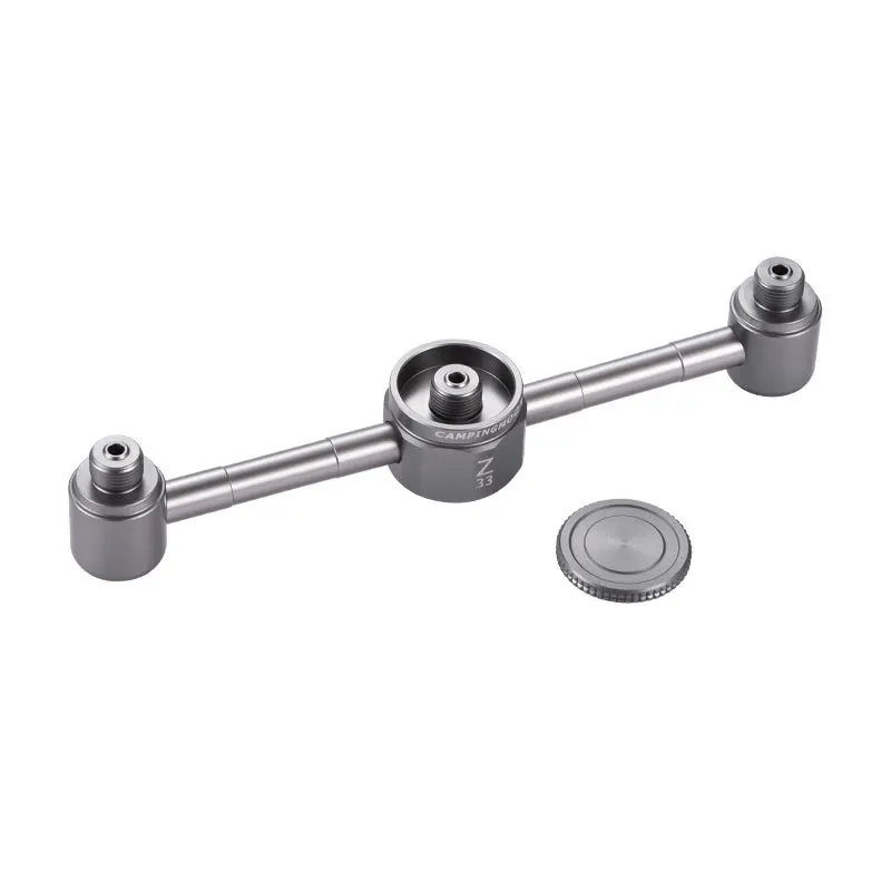 

Alloy Joint Campingmoon Z33 Gas Tank Stove Lamp Adapter 1 to 3 Gas Tank Adapter