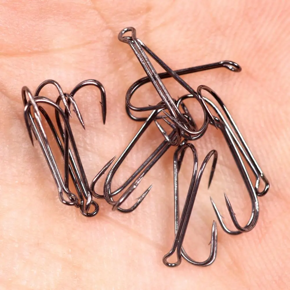 Bimoo 10PCS Classic Saltwater Double Hook Salmon Fly Tying Hook