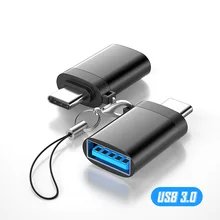 Usb3.0 otg adaptador usb tipo c conversor para samsung oneplus 6t 7t 8 pro 8t macbook adattatatore USB-C otg tipo c usb 3.0 adaptador