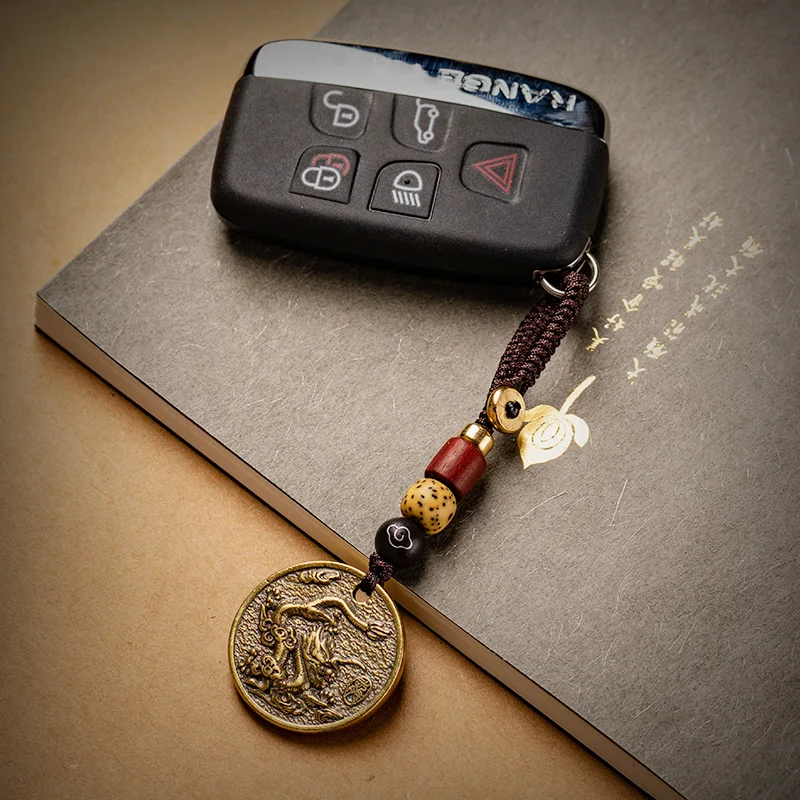 12 zodiac animals rope car key pendant (23)