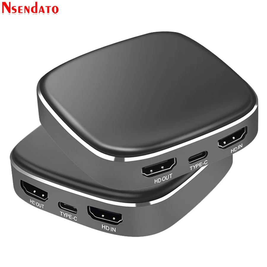 Преобразователь видеокарты Type C HD на USB 3 0 адаптер для ПК 4K 1080P 60fps видеорегистратор