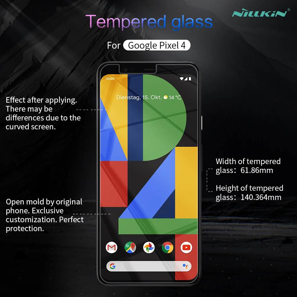 Для Google Pixel 4 стекло XL Nillkin защита экрана Amazing H+ PRO 0,2 мм 2.5D стекло Pixel 4 закаленное стекло Подарочная пленка для камеры