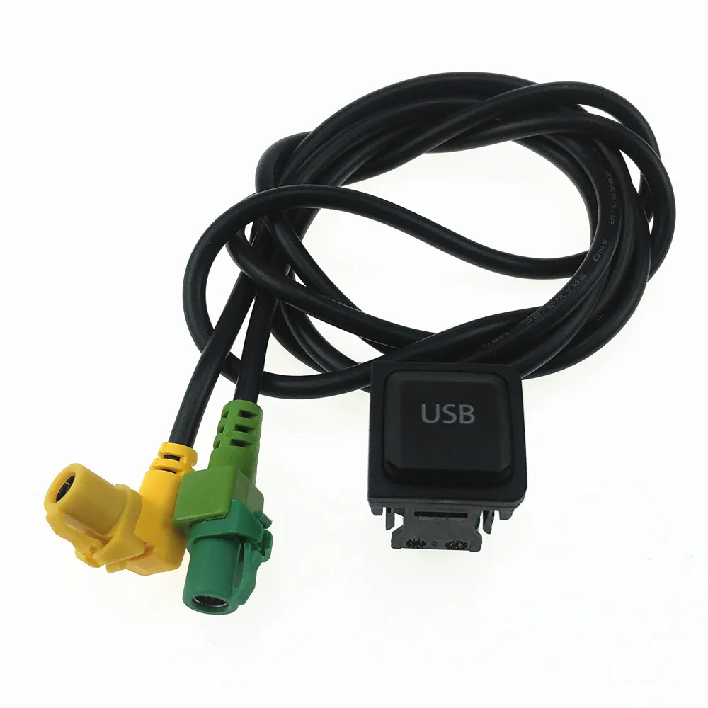 

RNS315 RCD510 USB Switch Input Connector adapter Cable wiring Harness For VW Golf 6 MK6 Jetta Passat B6 CC Scirocco Touran