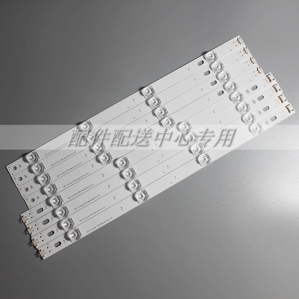 LED Backlight LED Strip for Refrigerator 8pcs x42 inch LED Strip for INNOTEK DRT 3.0 42"_A/B TYPE 42LB5610 42LB5510 42LY320C 42GB6310 TV LCD Replacement