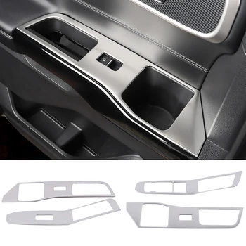 

Car Accessories Inner Window Lift Switch Panel Border Decorative Cover Trim 4pcs for Ford Explorer 2020 2021 for Left Hand Drive