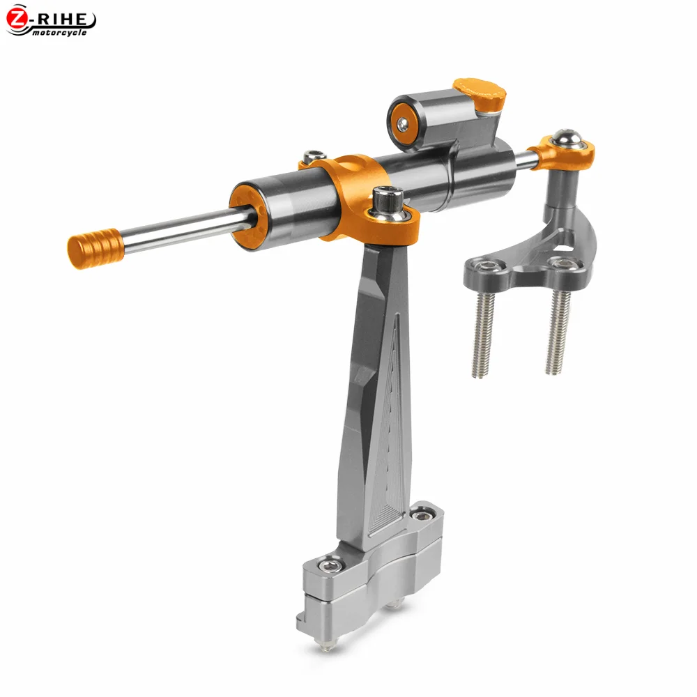 

Adjustable full Set of CNC Aluminum Steering Damper Stabilizer Mounting Bracket support Kit For Honda CB650F CB 650 F 2014-2018