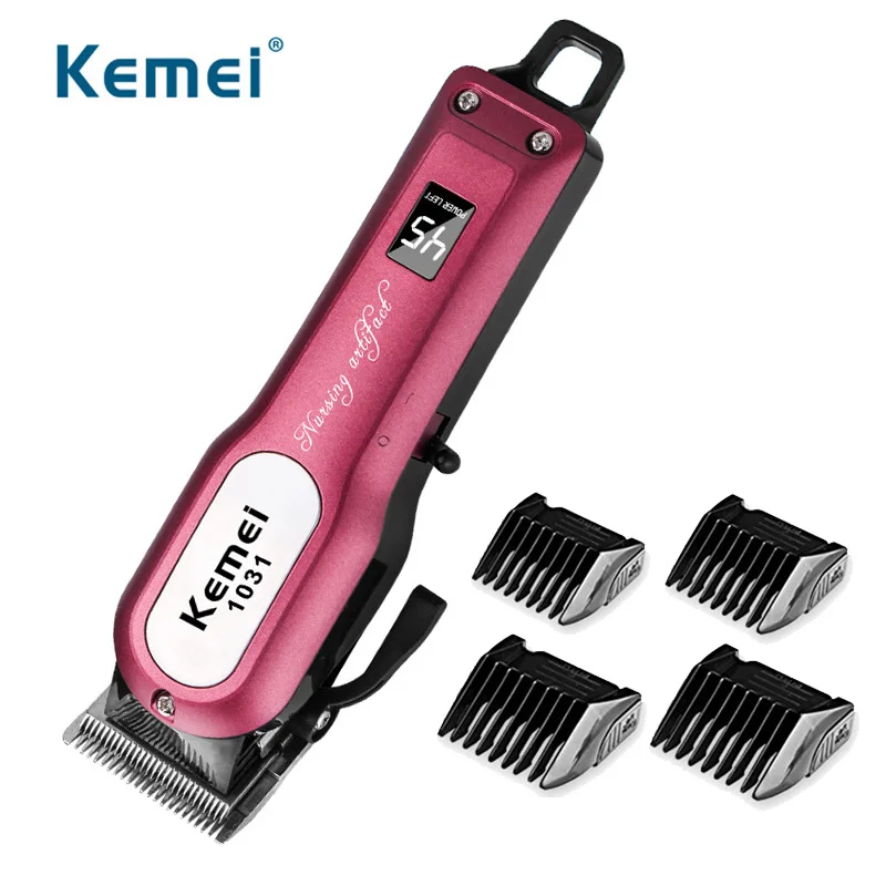 Kemei машинка для стрижки волос Профессиональный беспроводной триммер