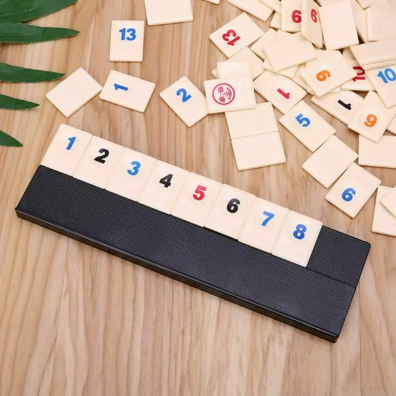 Портативная настольная игра Rummikub Israel Mahjong для 4 игроков 2*2,8 см