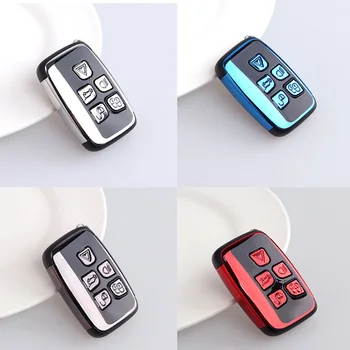 

TPU Car Key Case Cover For Land Rover A9 Range Rover Sport 4Evoque Freelander 2 Discovery for Jaguar XE XJ XJL XF C-X Accessorie