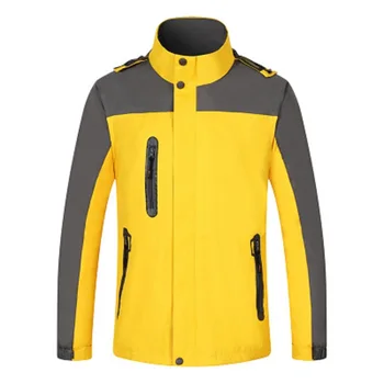 

New Style Outdoor Mountaineering Thick Section Raincoat Jacket Custom Wind-Resistant Waterproof Activity Ski Suit Logo Print
