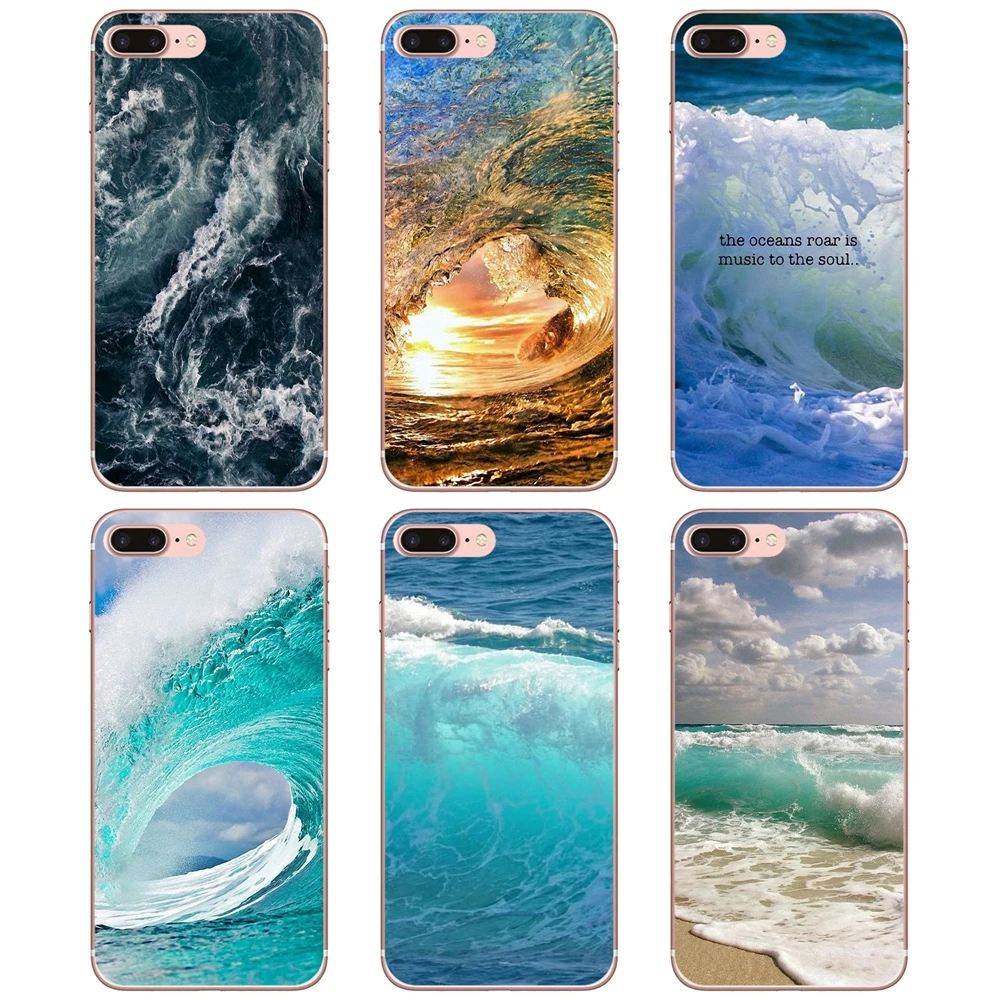 Корпус для iPod Touch 5 6 Xiaomi Redmi S2 Pro 5A Pocophone F1 LG G6 Q6 Q7 G5 летний натуральный морской синий