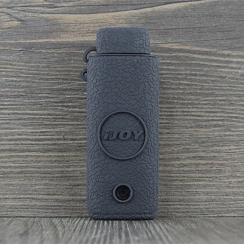 Чехол с текстурой для iJoy NEPTUNE 12W Pod mod, защитный силиконовый резиновый чехол, защитный чехол с гелевой оболочкой - Цвет: Black