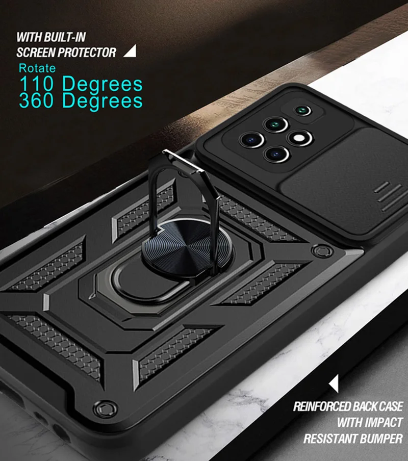 Ultimate Shockproof Push-Pull Camera Protection Phone Cover