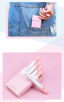 

Fashion 4 Colors Velvet matte Cigarette Lipstick makeup Long Lasting lipstick set make up nude lipstick maquiagem batom TSLM1