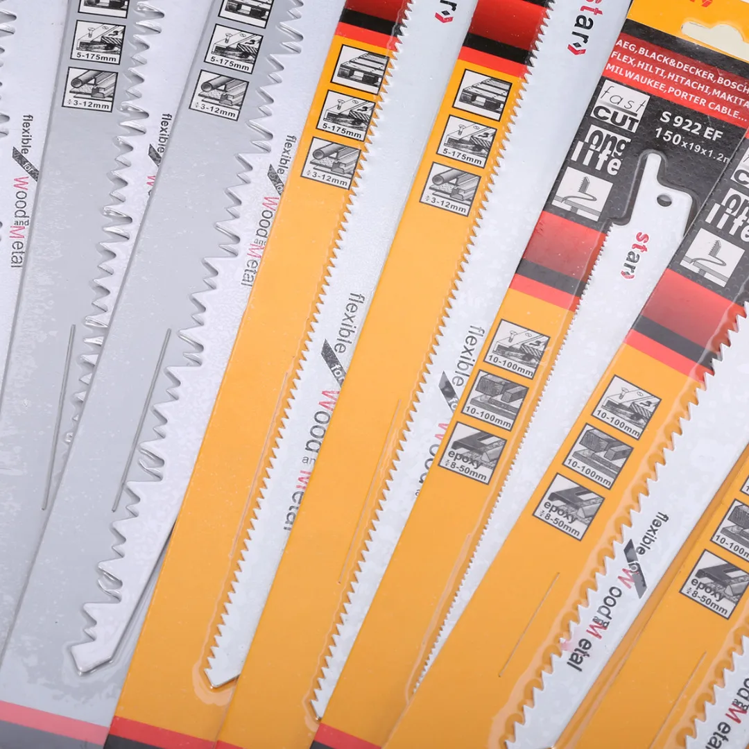 DWZ 10Pcs High Carbon Steel Saw Blade Reciprocating Combo For Dewalt Bosch