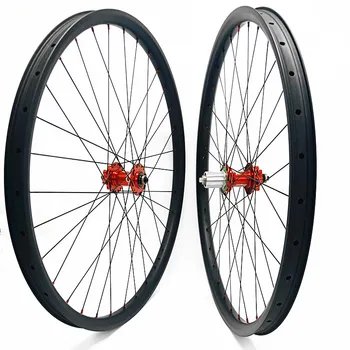 

29er mtb rim 45*25mm asymmetry carbon fiber wheelset mtb disc rims tubeless 100x15 142x12mm carbon bike wheelset 28 32H 11speed