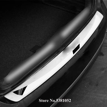 

Ultrathin Stainless Rear Bumper Protector Trunk Door Sill Exterior Guard Pedal For Tiguan Mk2 2017 2018 Accessories