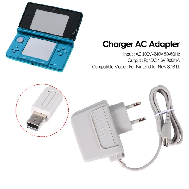 SOSav - Chargeur secteur compatible Nintendo New 3DS / New 3DS XL