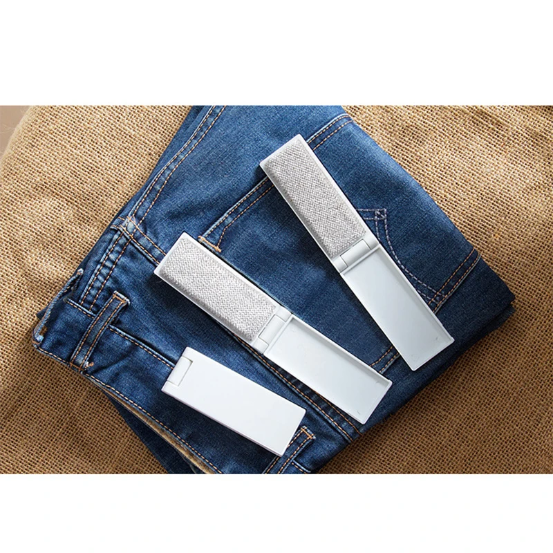 Folding Portable Clothing Sticky Hair Electrostatic Hair Removal Dusting Brush Hair Removal Clothes to Brush Hair Removal Brush