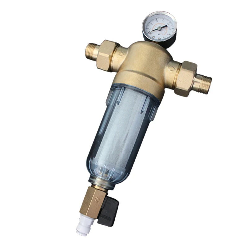 

Water Filter Front Purifier Copper Lead Pre-Filter Backwash Remove Rust Contaminant Sediment Pipe