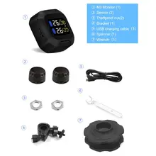 M3 водонепроницаемый мотоцикл в режиме реального времени система контроля давления в шинах ЖК-дисплей