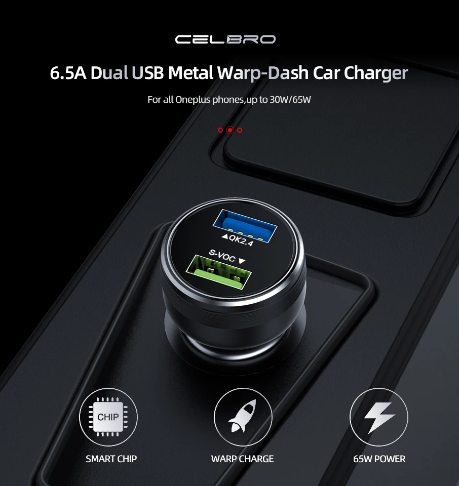 Oneplus 듀얼 USB 차량용 충전기 80w Supervooc Warp Charge 65 30W 초고속 충전 65w Dash One Plus 10T 10 Pro Nord 2T 9 8