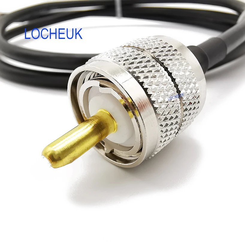 RF LMR200 UHF штекер к цифровой Coax перемычка Кабель HAM & CB радио антенный анализатор 1 м 3