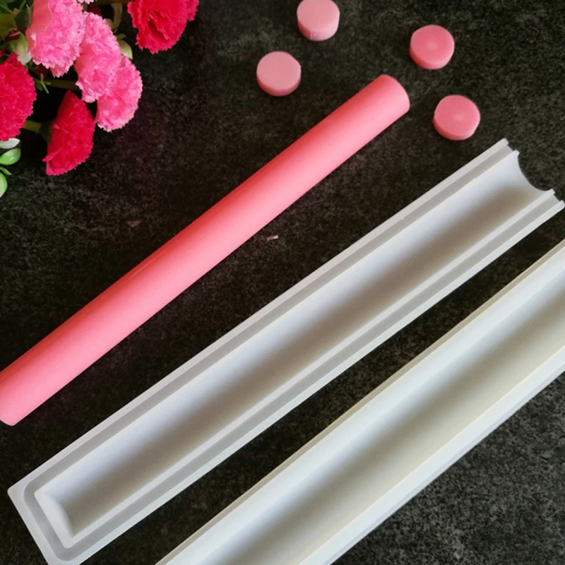 DIY форма для мыла для рук силиконовая трубка колонна форма для домашнего ремесла Мыло Плесень инструмент