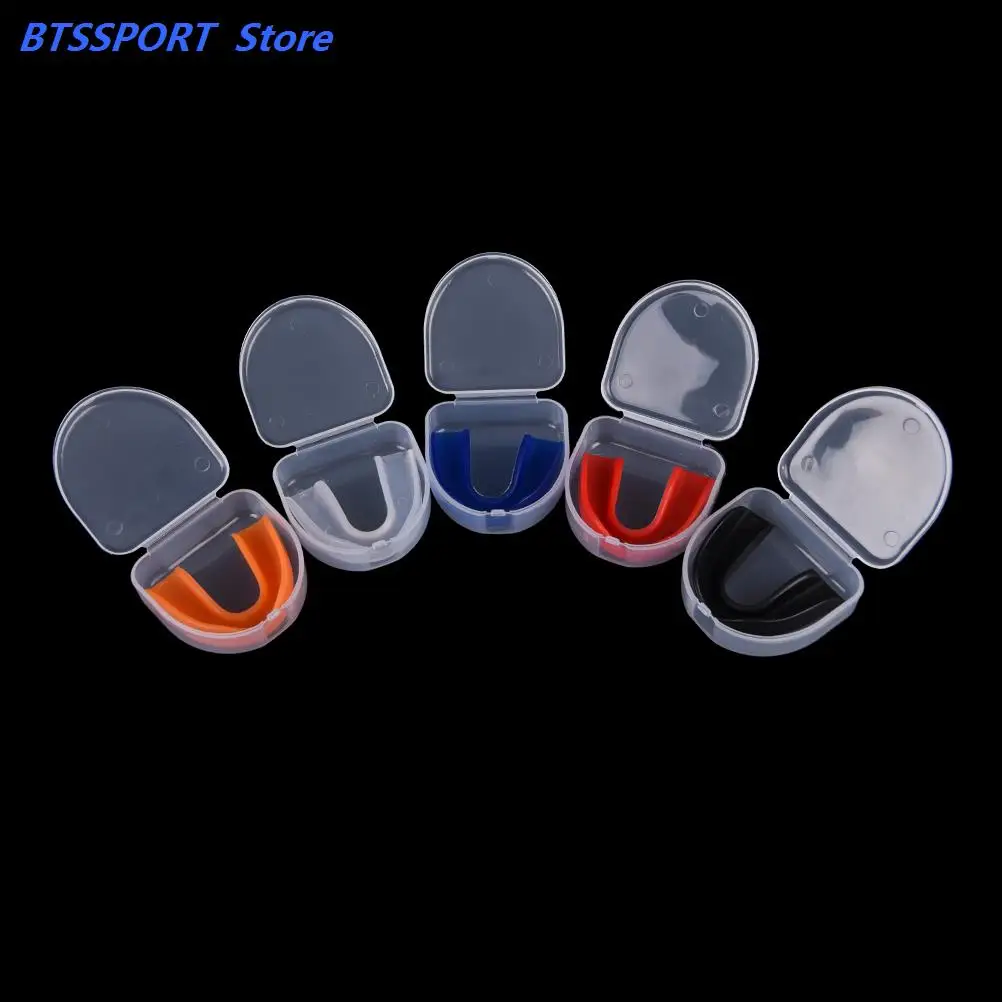 Sports Mouth Guard 1 Set Shock Sports Mouthguard Mouth Guard Teeth Protect for Boxing Basketball Top Grade Gum Shield