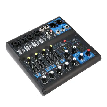 

8 Channel DJ Powered Mixer Professional Power Mixing Amplifier USB Slot 16DSP 110-130V Phantom Power For Microphones UK PLUG