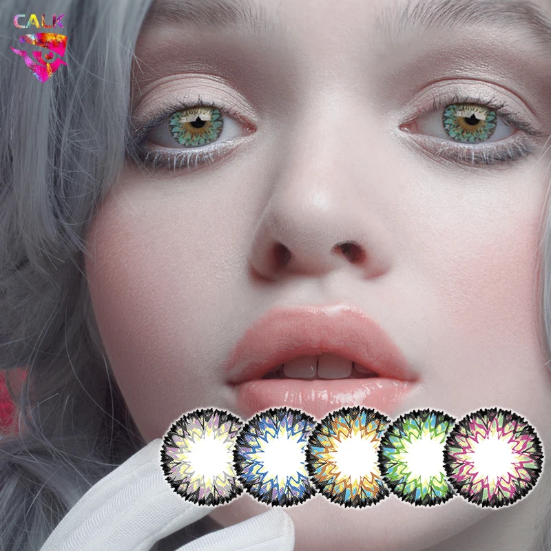 1 Pair Hot sale Milkshake Series Colored Contact Lenses Beautiful Pupil for Eyes Cosmetic Multicolor Color Lens Makeup | Красота и