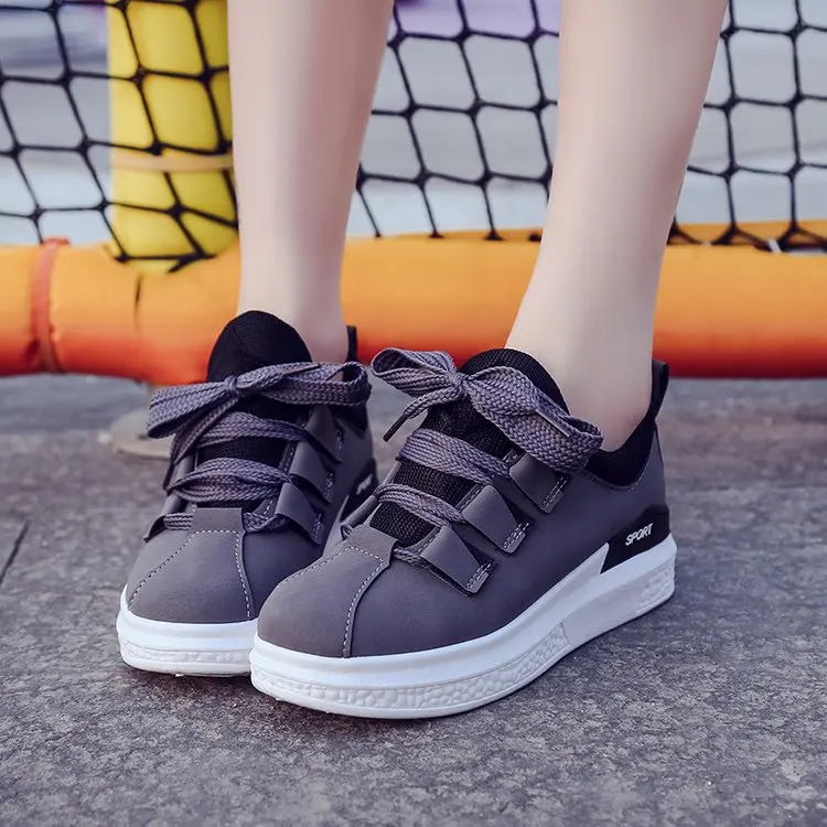 Winter New Style Korean-style Plus Velvet Casual Shoes Korean-style Fashion WOMEN'S Shoes Flat Top Shoes-Style Platform