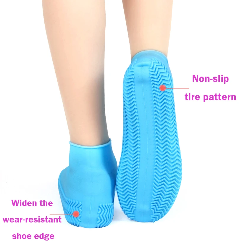Couvre Chaussures Silicone,Étanche Couvre-Chaussures