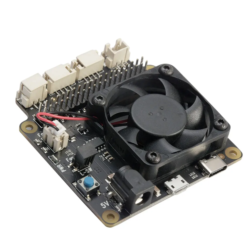 

40pin Auto Cooling Fan Safe Shutdown Expansion Board X735 Multifunction Power Management Professional For Raspberry Pi 4B 3B+ 3B