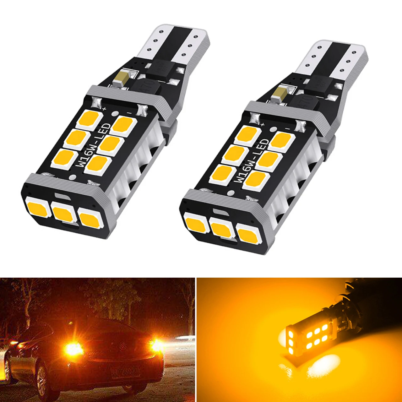 Лампы светодиодные Canbus 921T15 W16W для BMW E60 E90 Ford Fusion Focus 2 3 Audi A3 A4 B6 B8 VW Passat B7 шт. |