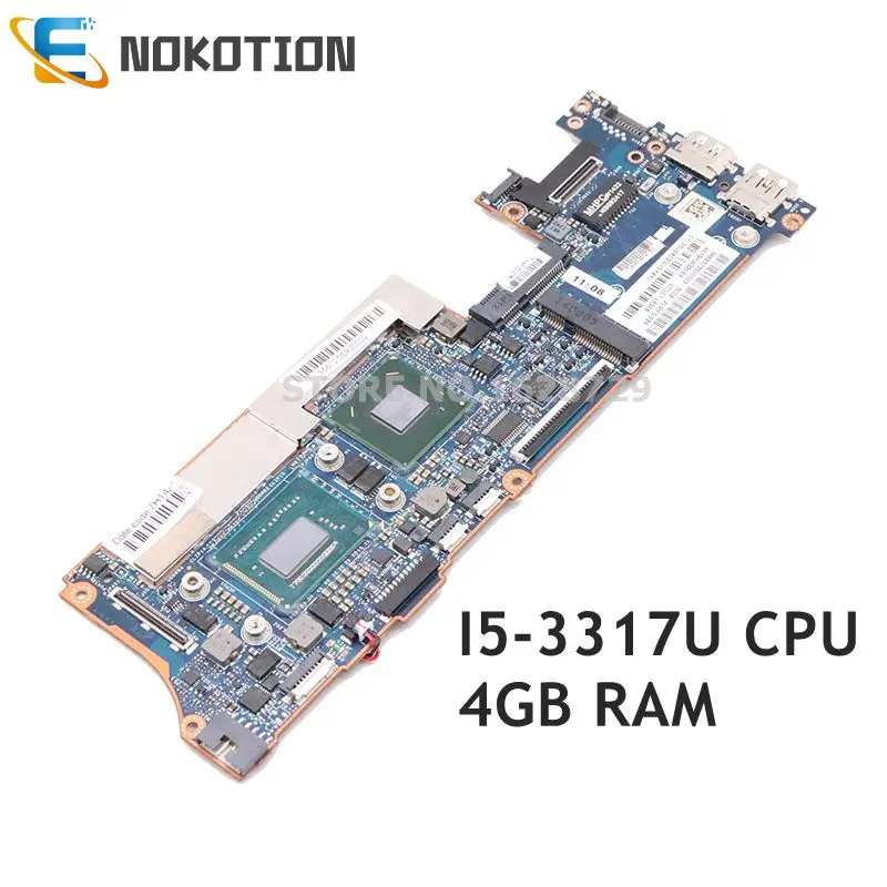 NOKOTION 689957-001 689957-501 для hp призрак XT13 XT 13-2000 материнская плата ноутбука VCU01 LA-8554P SR0N8 I5-3317U Процессор 4 Гб Оперативная память