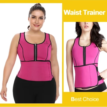 

Women Vest Slimming Shapewear Control Waist Trainer Cincher Faja Corset Body Shaper Belt Modeling Strap Waist Trimmer Girdle