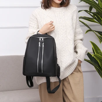 

Best selling bag women lady leisure simple designer casual school Oxford classical backpack light weight backpack for women